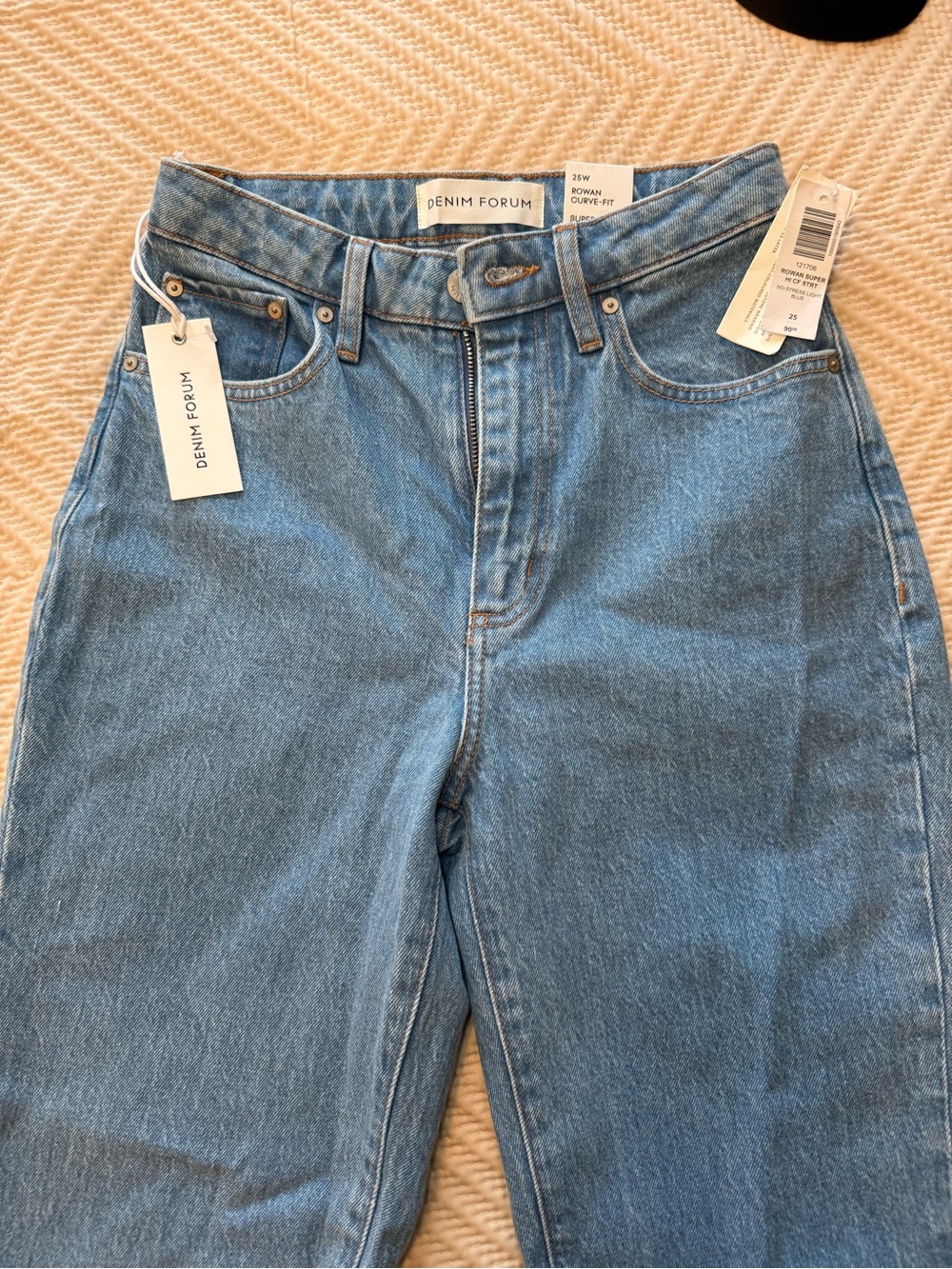 Denim forum curve fit jeans